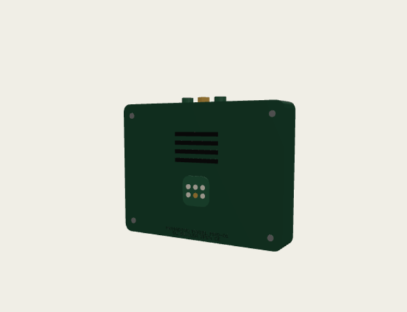 Munadi — back, speaker outlet